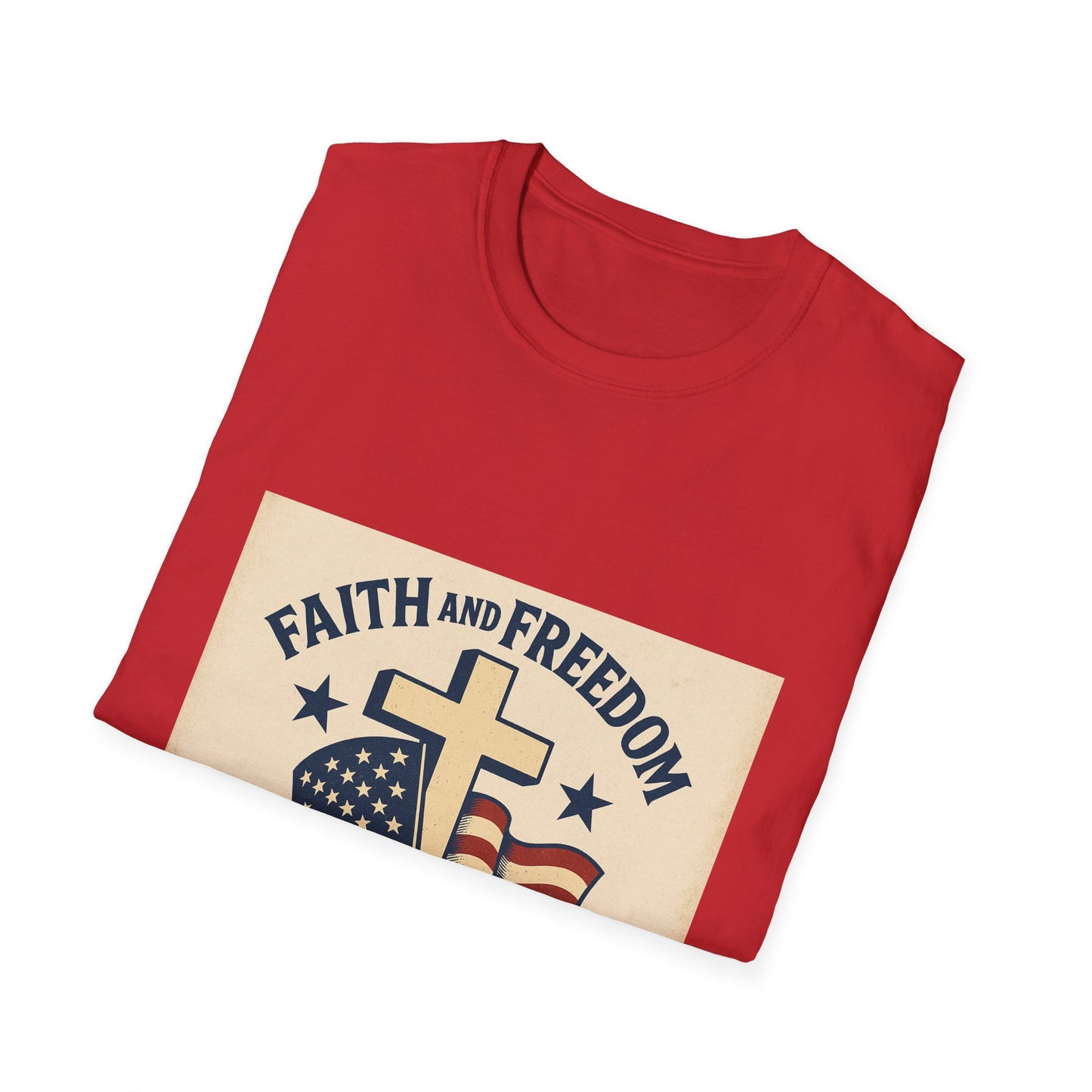 Faith & Freedom 250th Anniversary Vintage Patriotic T-Shirt