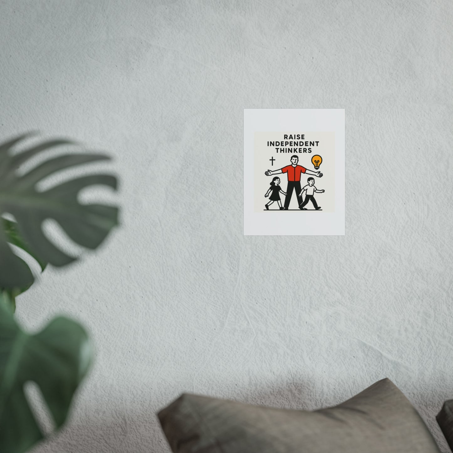 Empowering Homeschool Dads - Modern Minimalist Fine Art Poster