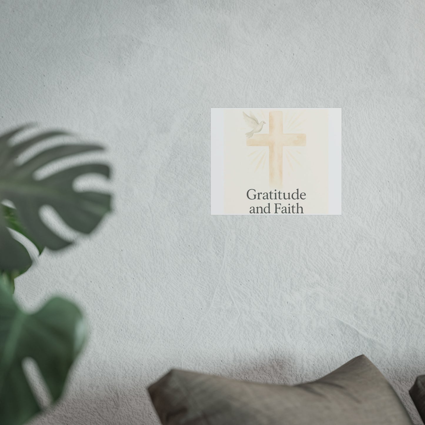 Grateful Hearts – Minimalist Watercolor Fine Art Poster