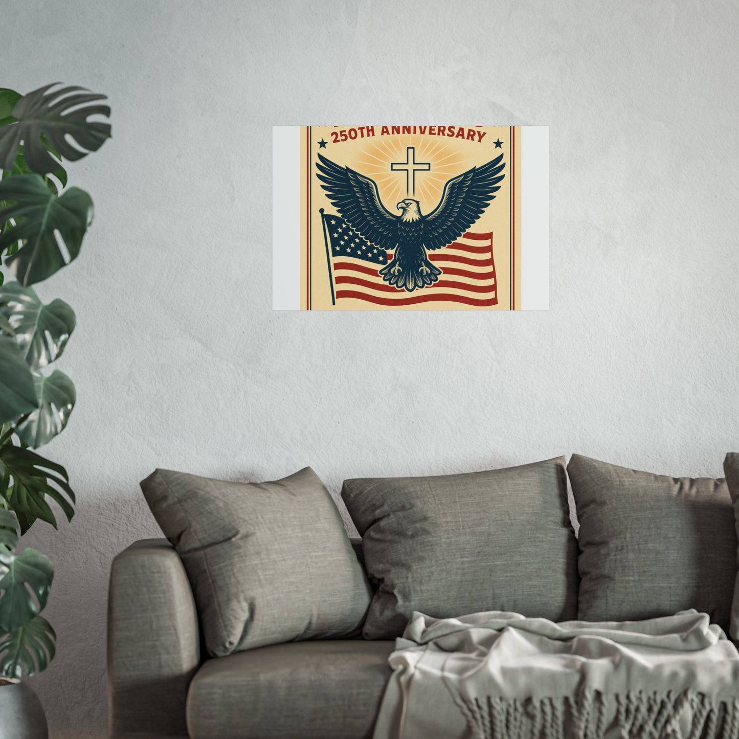 America's 250th Anniversary Fine Art Poster – Faith & Freedom