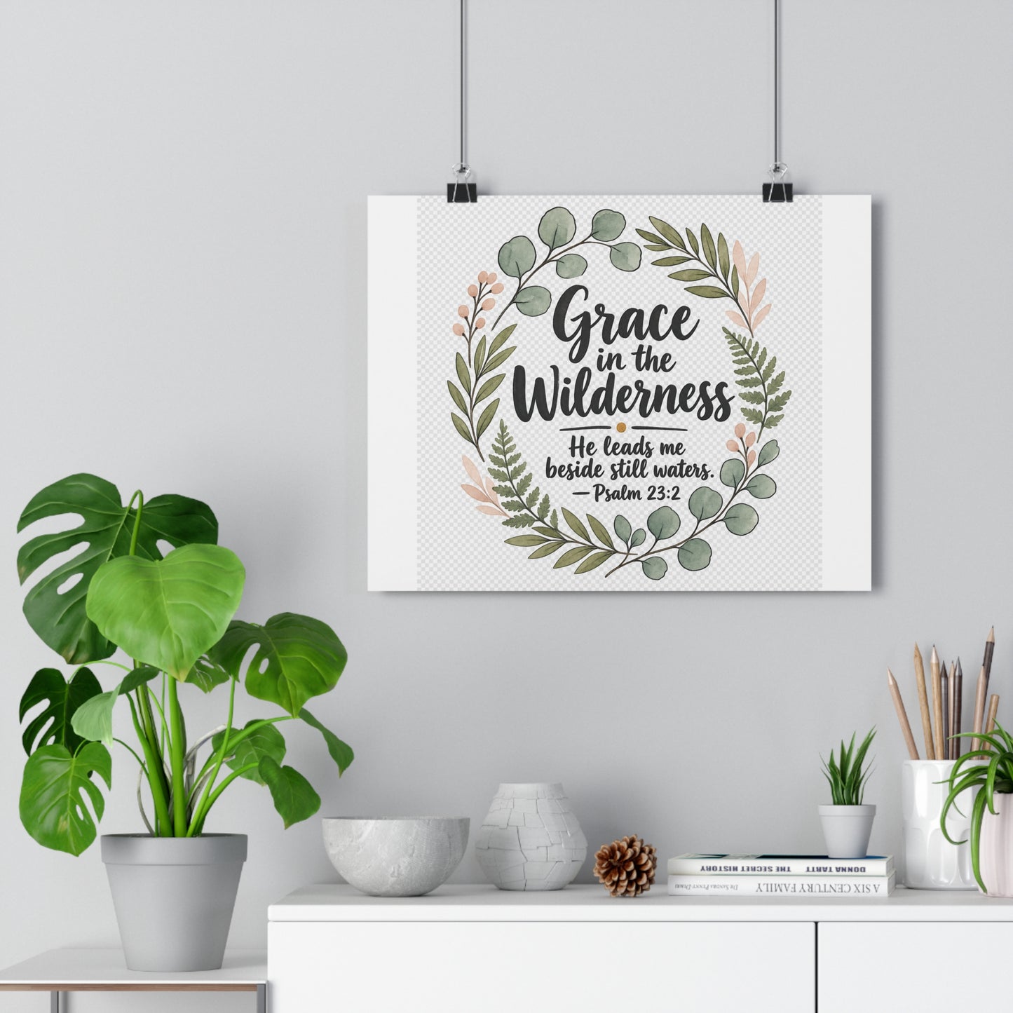 Grace in the Wilderness — Ceramic Mug + 8x10 Giclée Art Print Set