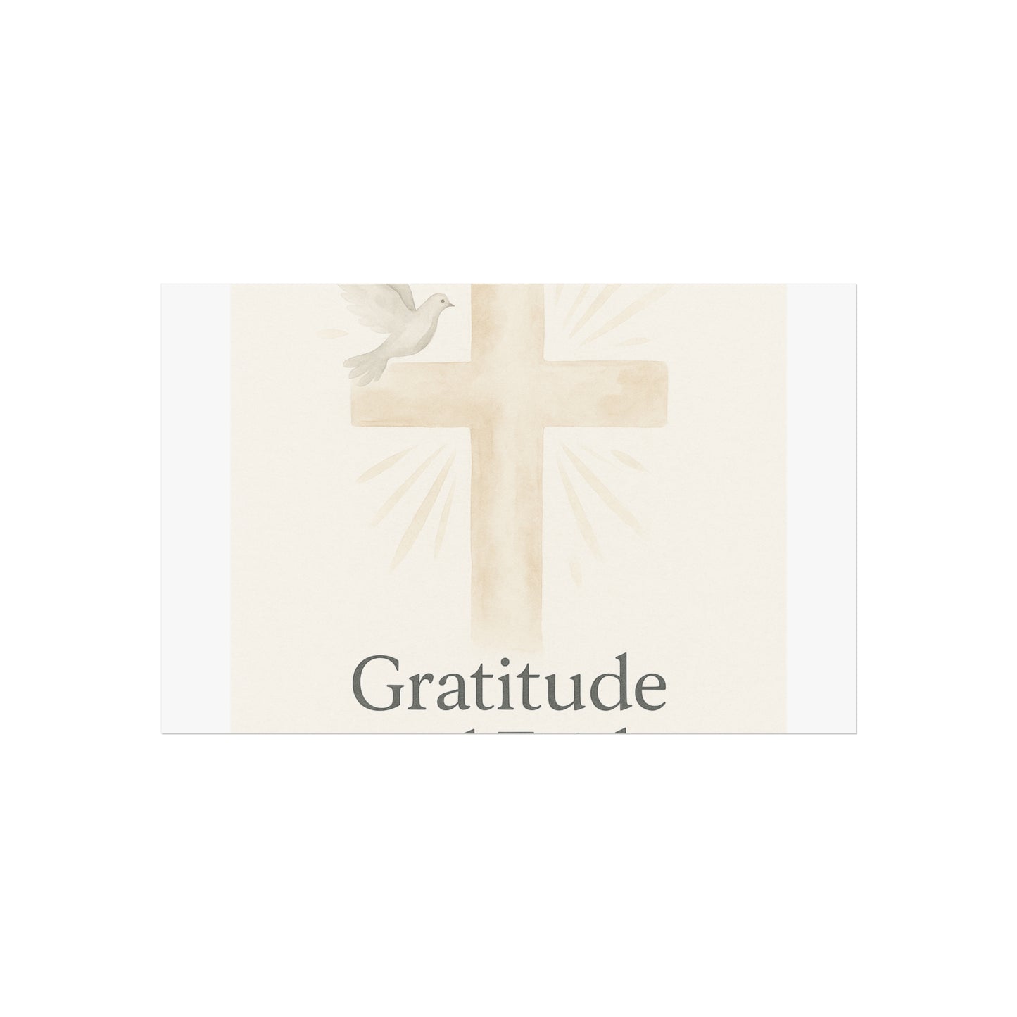 Grateful Hearts – Minimalist Watercolor Fine Art Poster