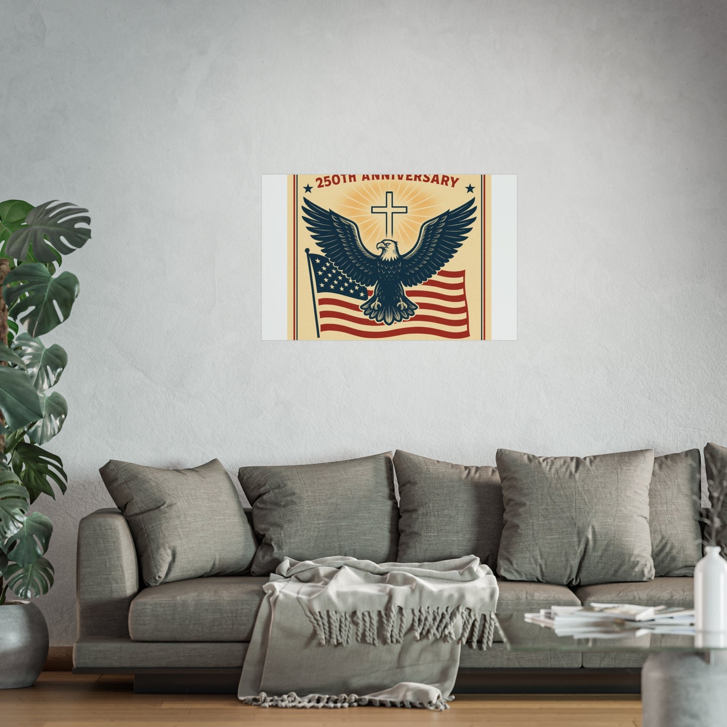 America's 250th Anniversary Fine Art Poster – Faith & Freedom