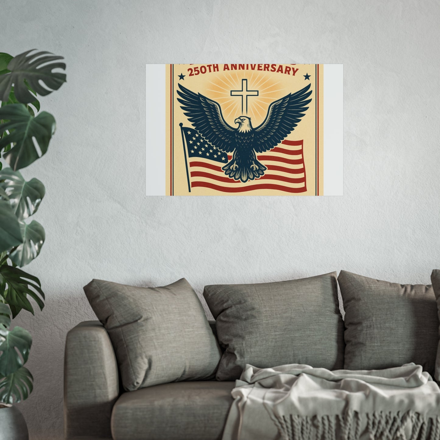America's 250th Anniversary Fine Art Poster – Faith & Freedom