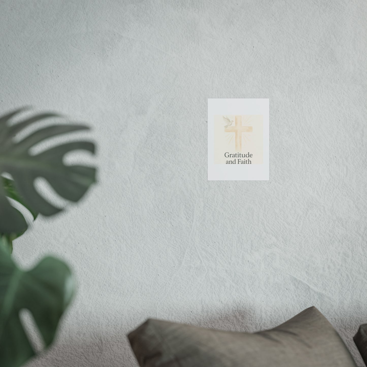 Grateful Hearts – Minimalist Watercolor Fine Art Poster