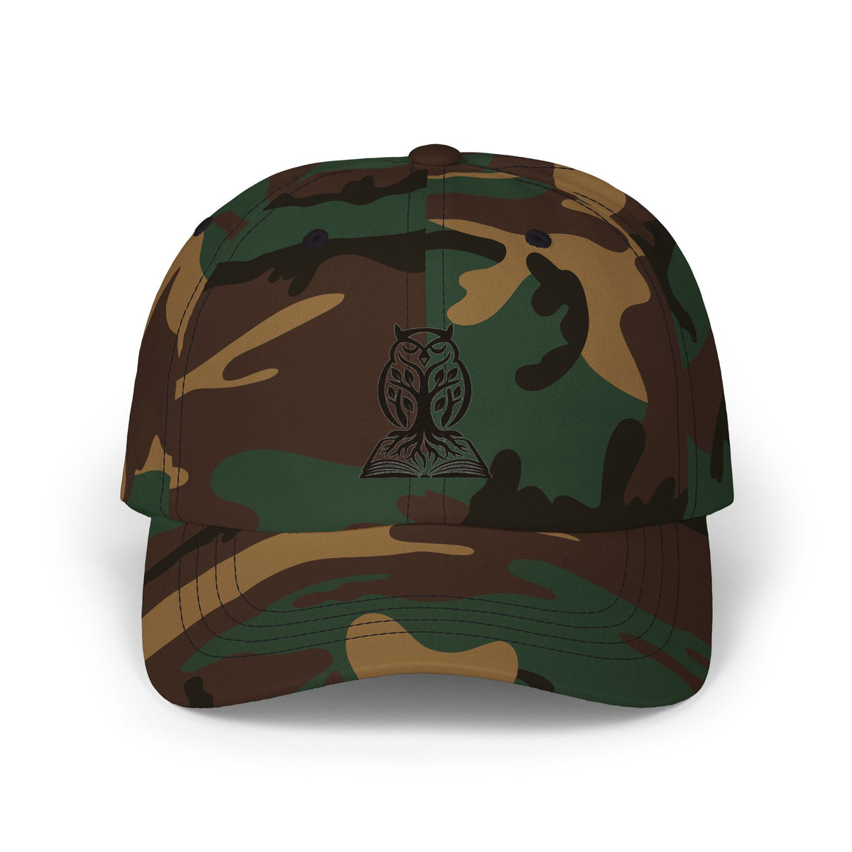 Wise Wood Owl Logo Classic Dad Cap
