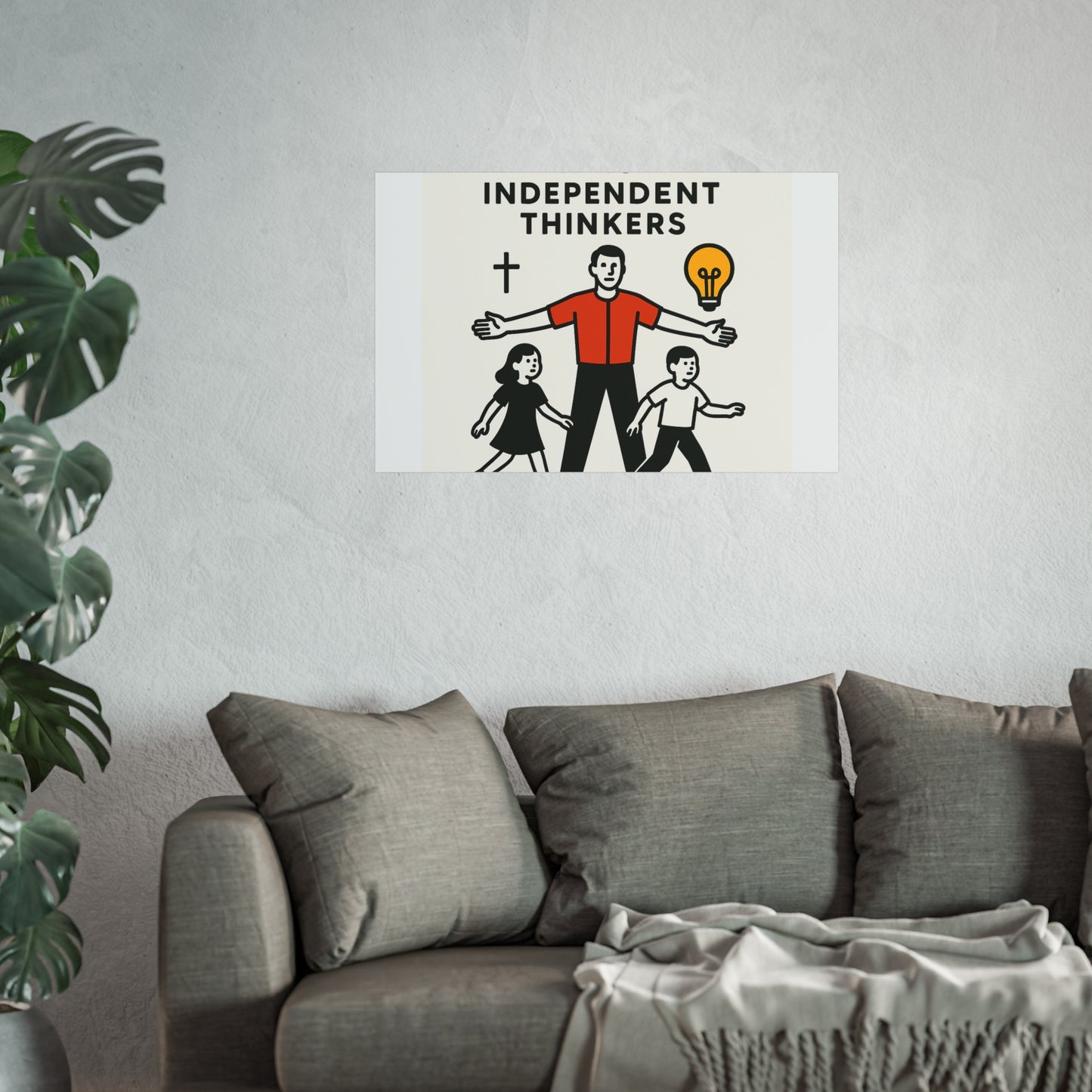 Empowering Homeschool Dads - Modern Minimalist Fine Art Poster