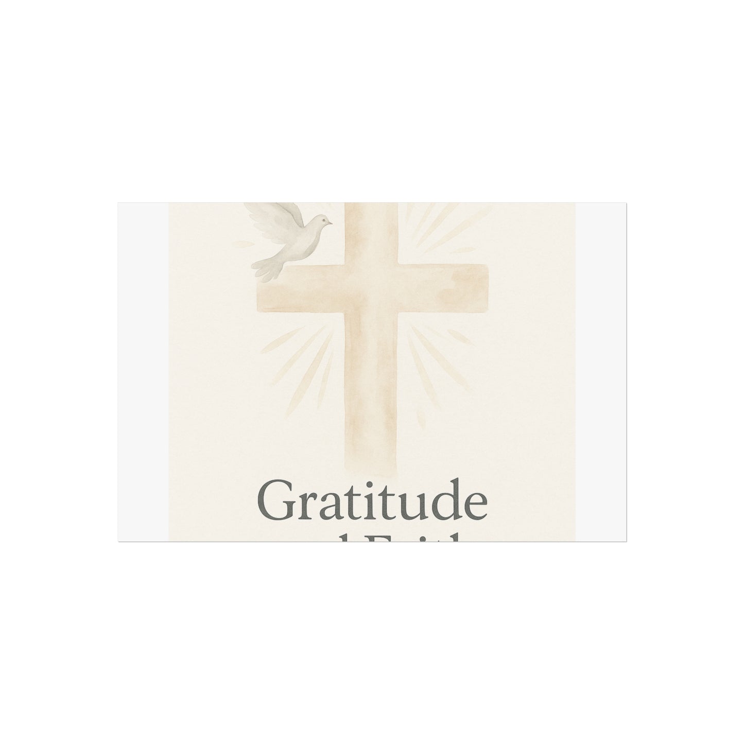 Grateful Hearts – Minimalist Watercolor Fine Art Poster