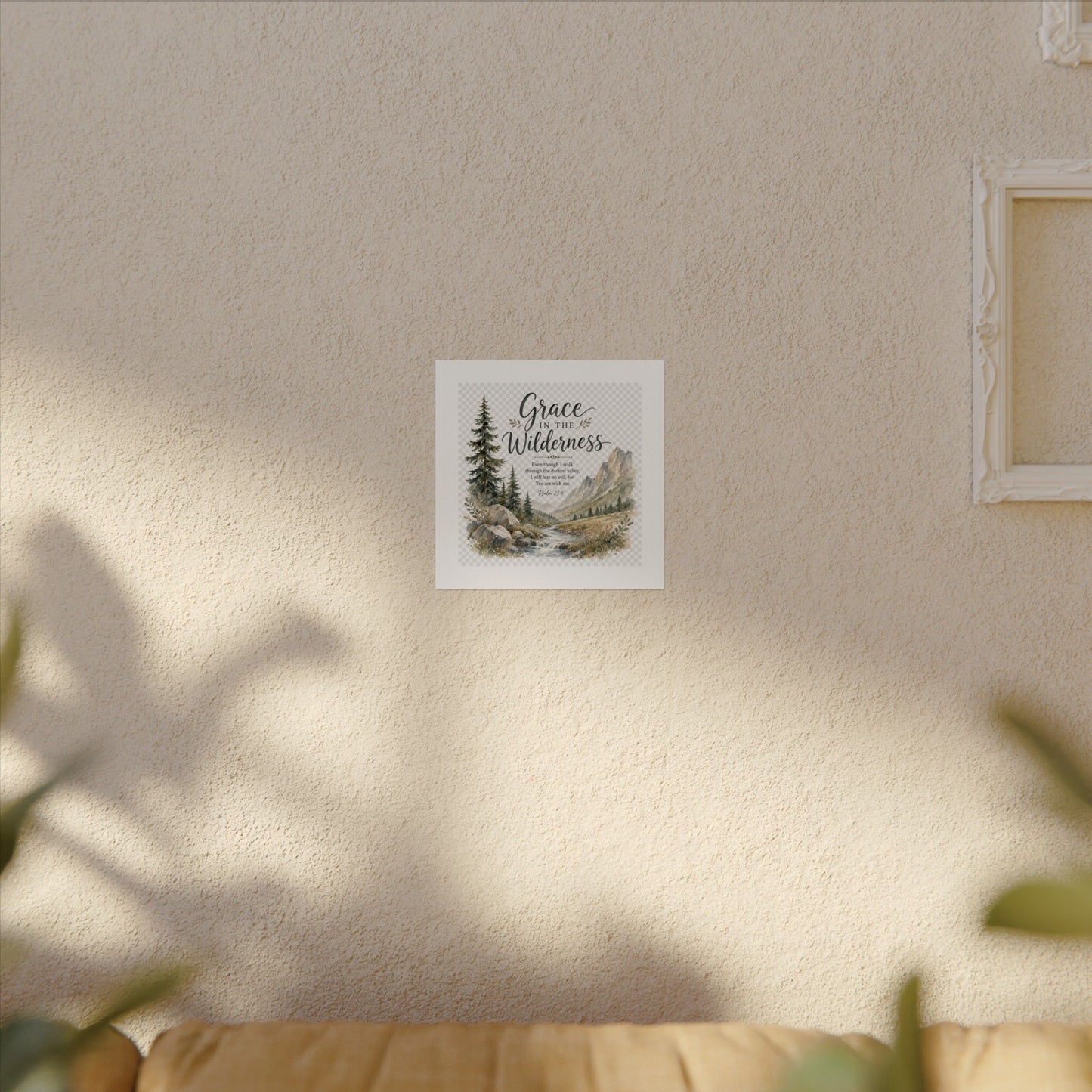 Grace in the Wilderness — Psalm-Inspired Watercolor Printable (8x10, 11x14)