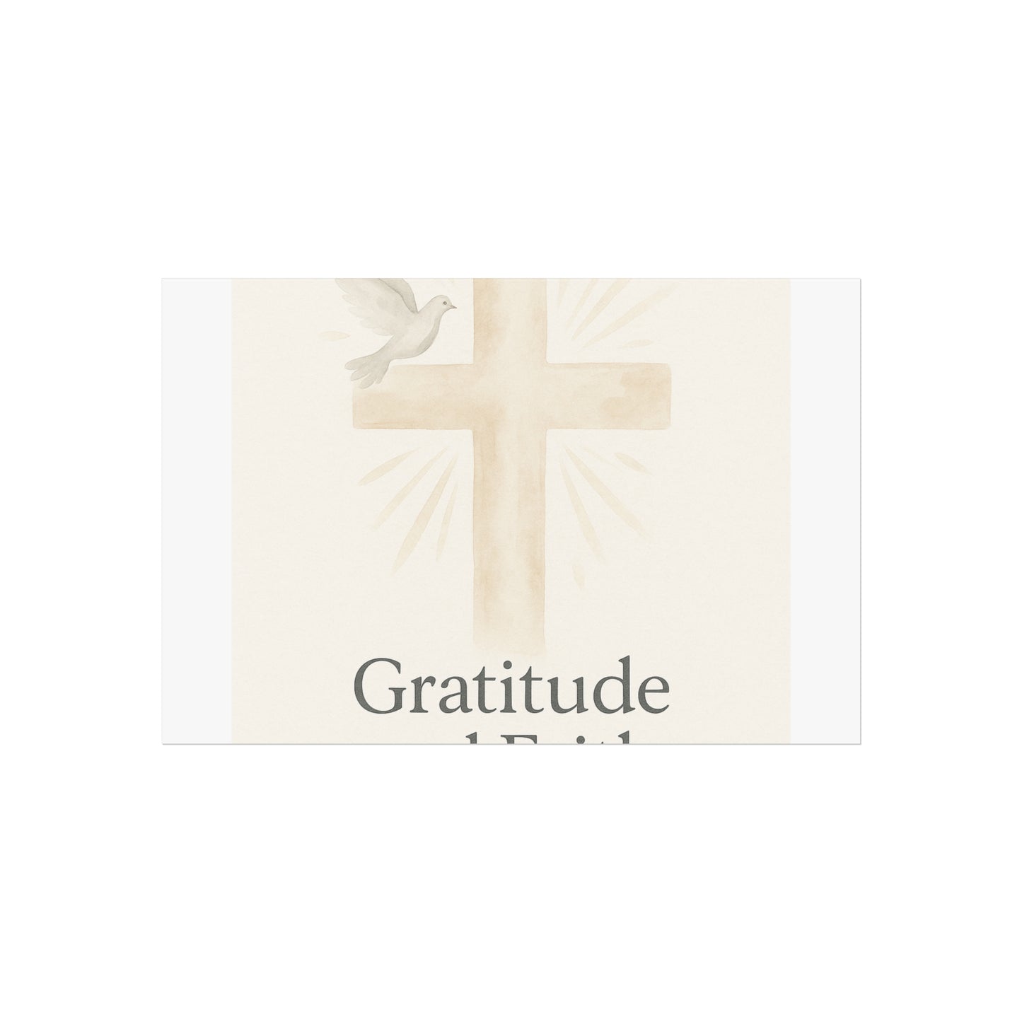 Grateful Hearts – Minimalist Watercolor Fine Art Poster