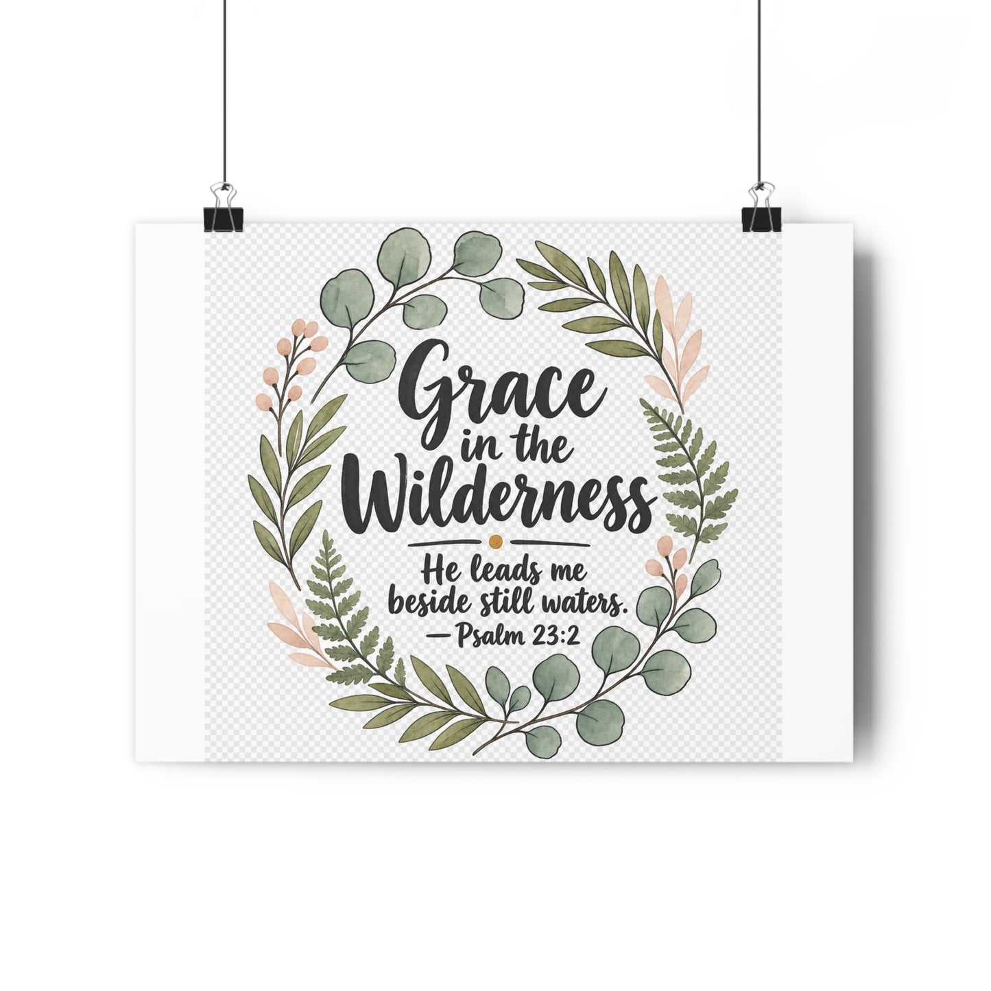 Grace in the Wilderness — Ceramic Mug + 8x10 Giclée Art Print Set
