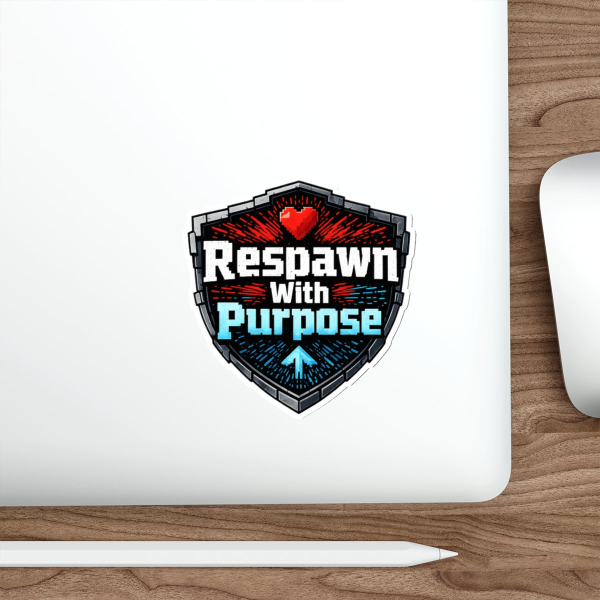 Respawn With Purpose Die-Cut Sticker